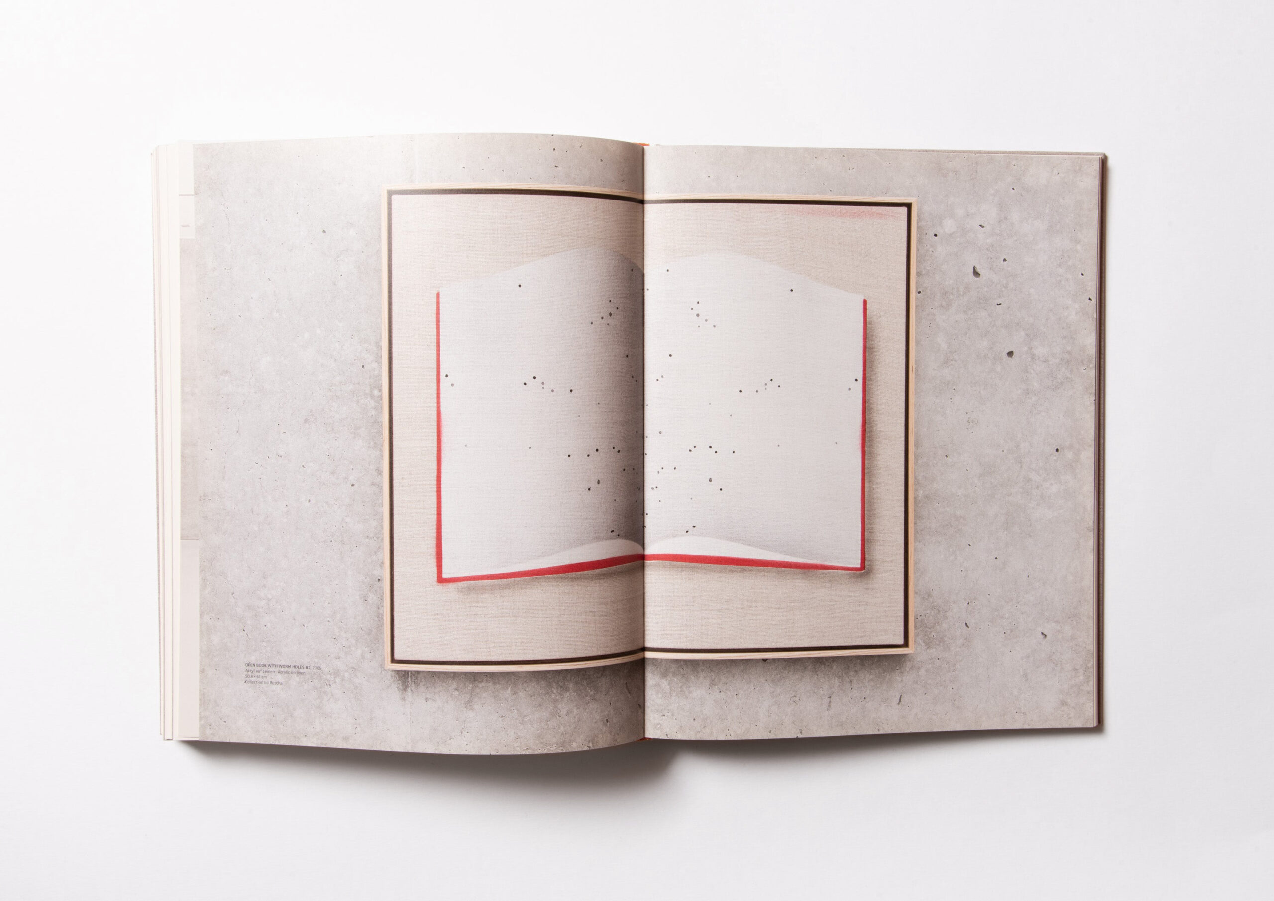 Buchgestaltung Innen Leeres Buch Reading Ed Ruscha